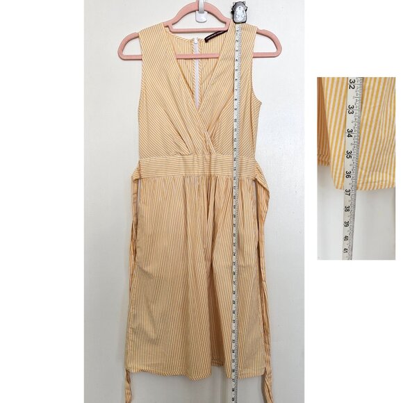 Comptoir Des Cotonniers Striped A-Line Sleeveless Dress, XS - Picture 3 of 10